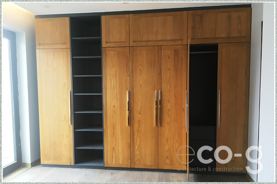 Thi công nội thất gỗ sồi phòng ngủ