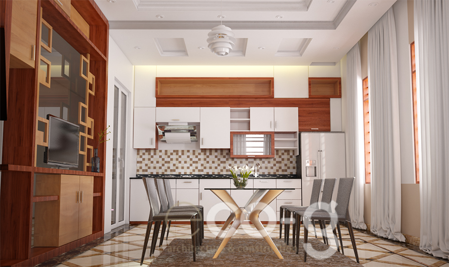 Thiết kế biệt thự, biệt thự hiện đại chị Loan