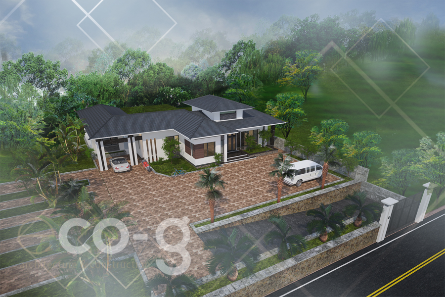 Thiết kế biệt thự, biệt thự Hòa Bình