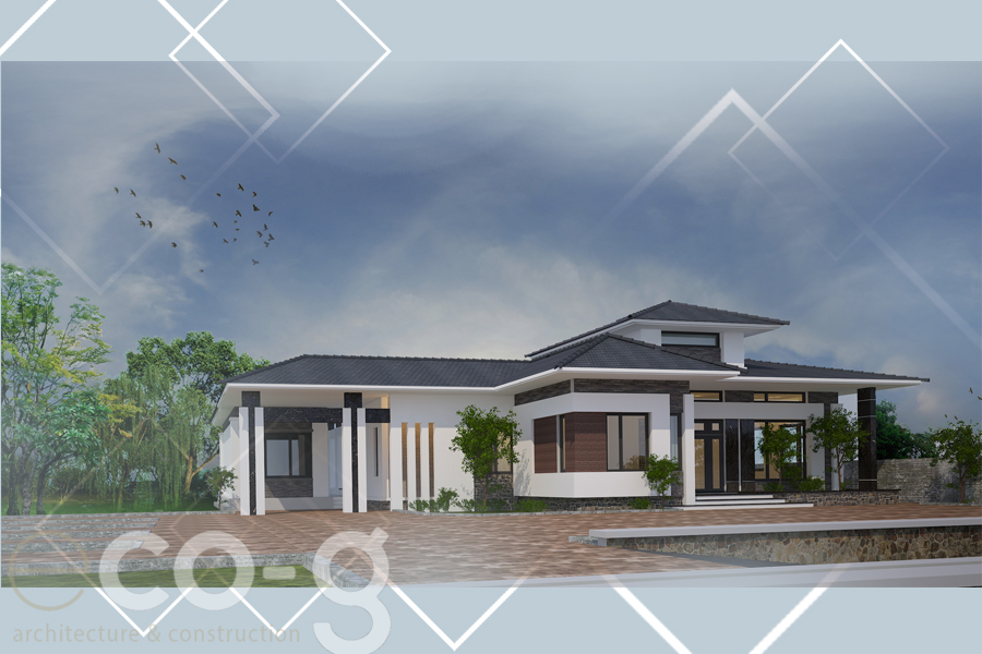 Thiết kế biệt thự, biệt thự Hòa Bình