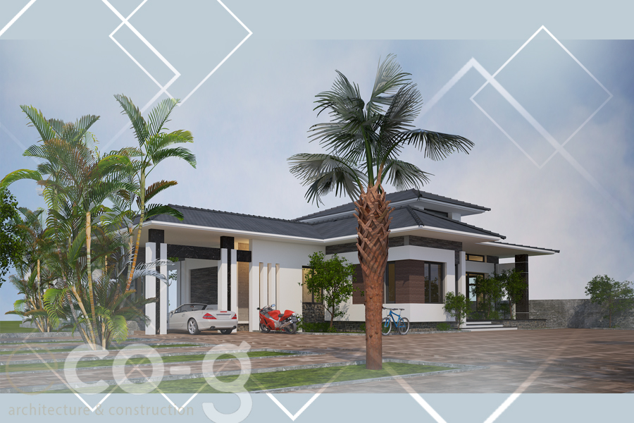 Thiết kế biệt thự, biệt thự Hòa Bình