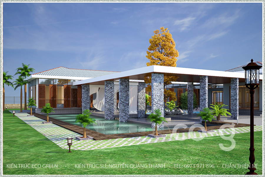 Biệt thự vườn 1 tầng
