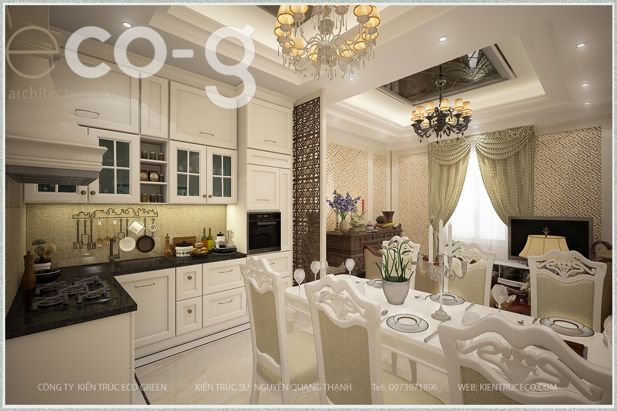 Thiết kế nội thất liền kề a Nam