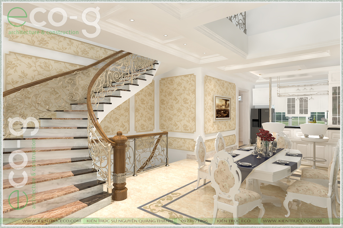Thiết kế biệt thự song lập BT 02 Mộc Lan Vinhomes Mễ Trì