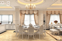 Thiết kế nội thất phòng khách tân cổ điển