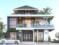 THI CÔNG TRỌN GÓI BIỆT THỰ HIỆN ĐẠI 2 TẦNG CHỊ HUẾ VĂN GIANG