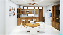 Thiết kế thi công tủ bếp đơn giản